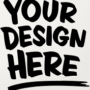 Your Design Here Personalised Cushion Cover Black, White image 2