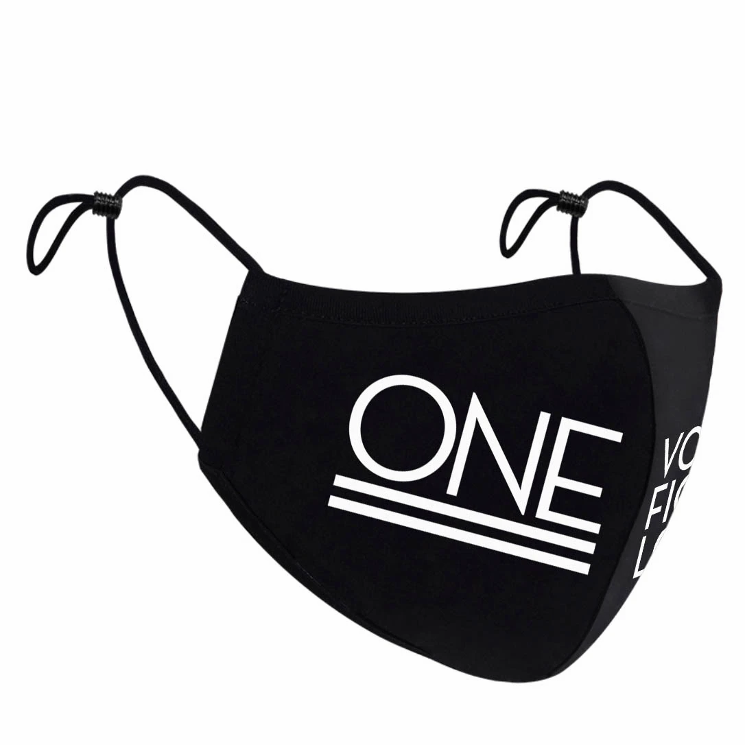 Personalised Face Mask Black image 0