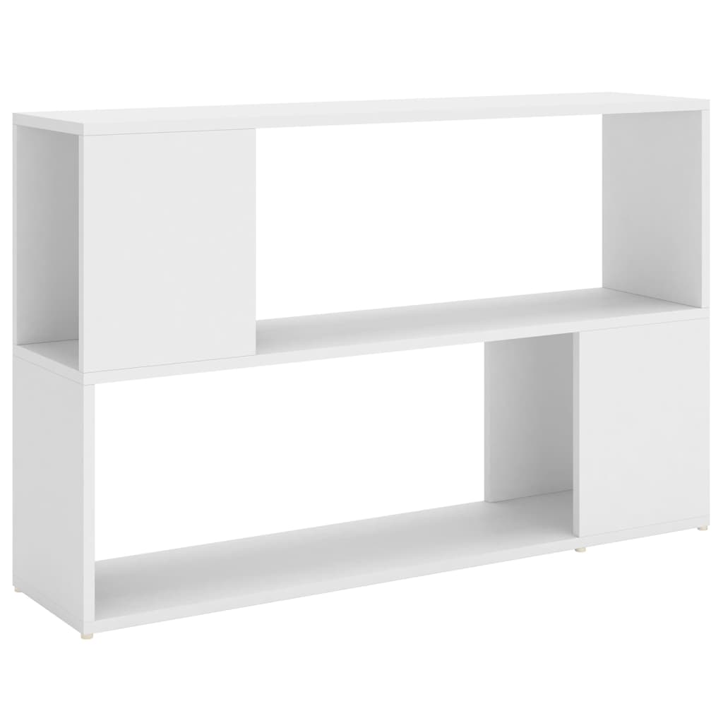 NNEVL Book Cabinet White 100x24x63 cm Chipboard