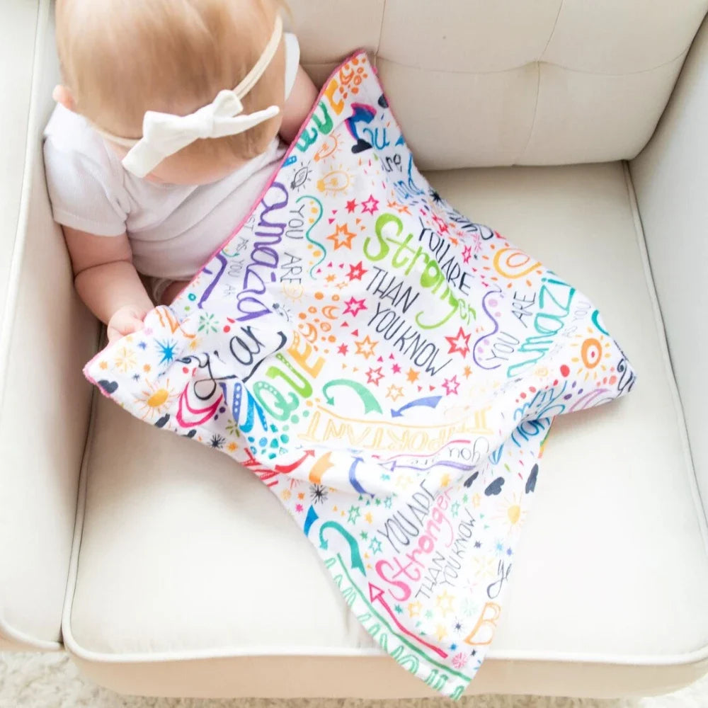 Name Personalised Custom Fleece Baby Blanket Mini Baby Blanket Baby Gift Idea image 4